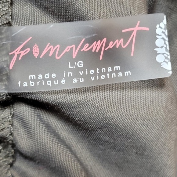 Free People Movement Utility Cargo Strapless Jumpsuit pewter womens Shot clock - Picture 11 of 13